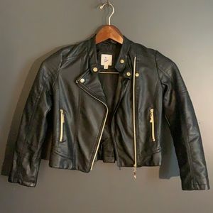 Girls Art Class faux leather jacket!
